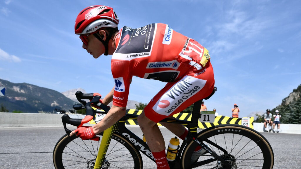Jonas Vingegaard, líder de la Vuelta a España 2025. - Marco Bertorello, AFP.