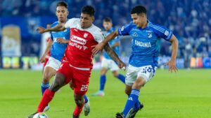 Mucha lucha y poco fútbol: las claves del empate entre Millonarios y Santa Fe
