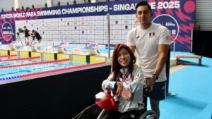 Fabiola Ramírez le da a México su quinta medalla en el Campeonato Mundial de Para Natación 2025