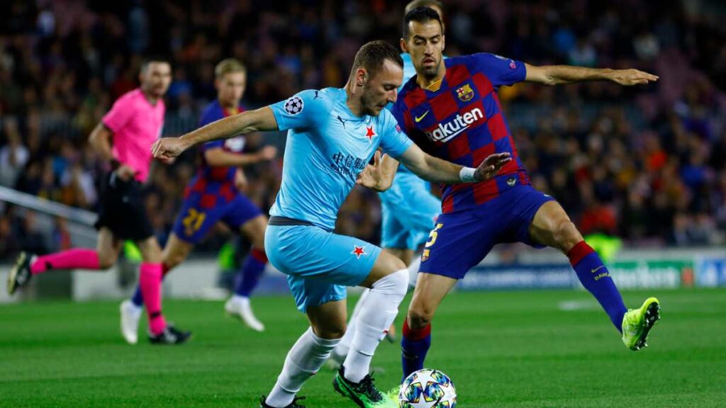 Sergio Busquets, con el Barcelona