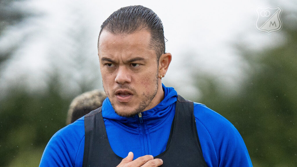 Leonardo Castro, en un entrenamiento. - Millonarios FC.