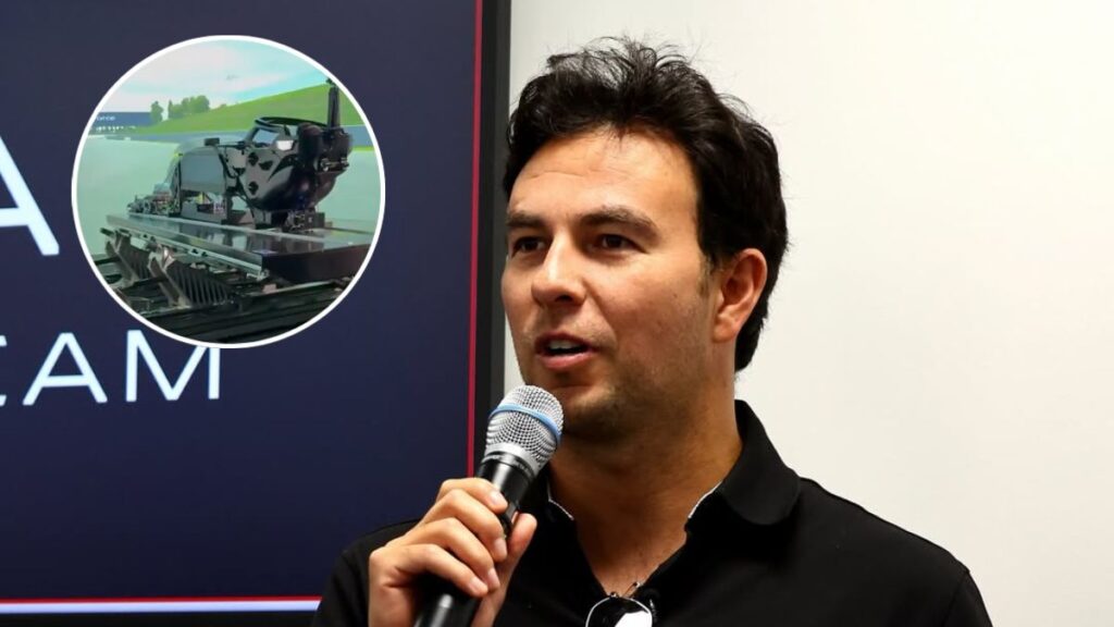 Checo Pérez inicia sus ensays en el simulador de Cadillac