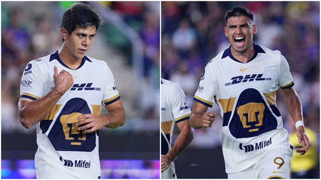 Guillermo Martínez y Macías, son los delanteros del Club Universidad Nacional. Imago 7