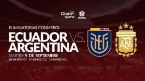 Ecuador vs Argentina, en vivo por Claro Sports: vive el cierre de la Eliminatoria de Conmebol