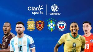 Argentina vs Venezuela y Brasil vs Chile, en vivo por Claro Sports las eliminatorias sudamericanas