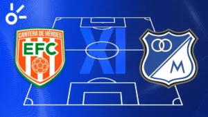 Alineaciones confirmadas de Envigado vs Millonarios por la Liga BetPlay 2025-II