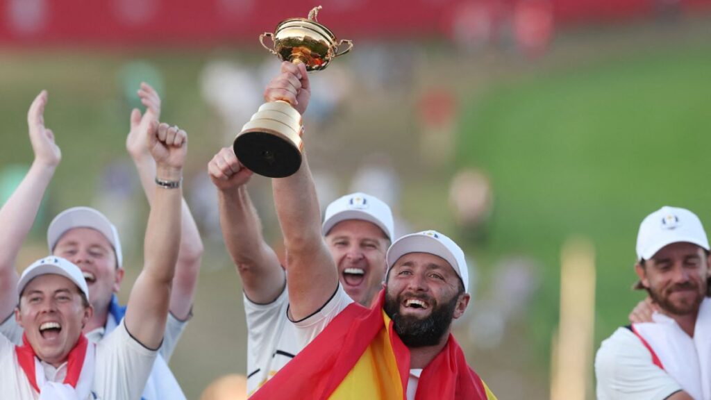 Jon Rahm con la Ryder Cup
