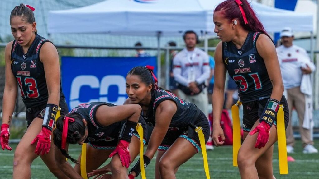 El equipo femenil mexicano de flag football
