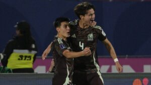 Gilberto Mora brilla en el debut de México ante Brasil en el Mundial sub 20 Chile 2025