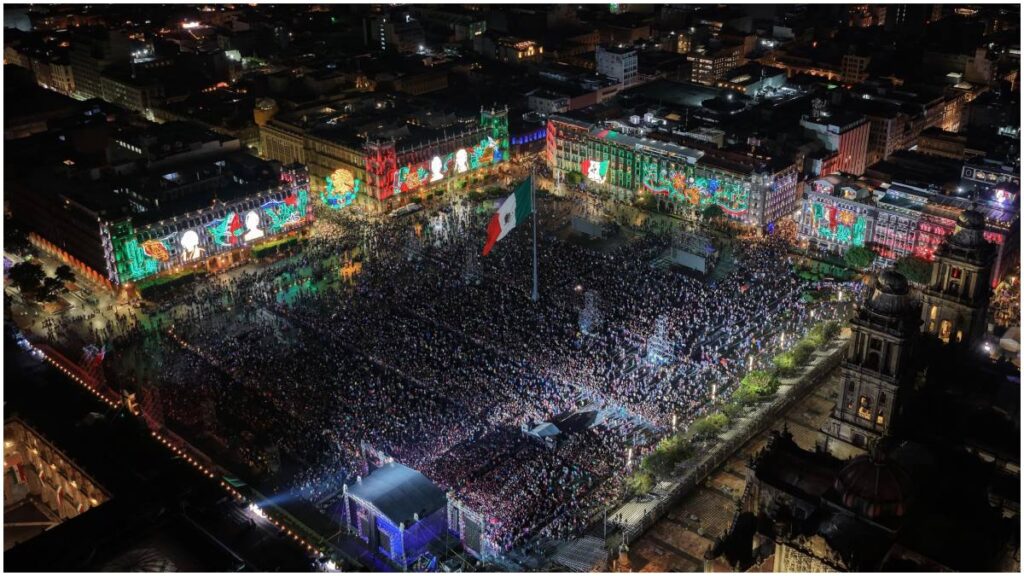 Grito de Independencia. | Foto X: @GobCDMX
