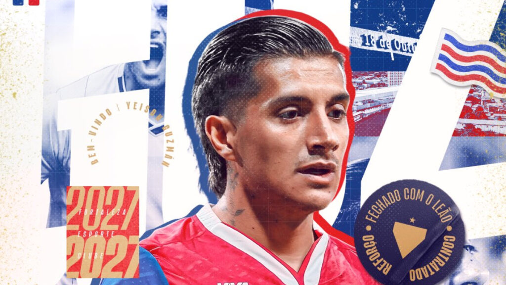 Yeison Guzmán, nuevo jugador de Fortaleza. - @FortalezaEC.