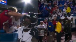 ¡Para afuera! Aficionado de Bills es vetado de la NFL tras agredir a jugadores de Ravens
