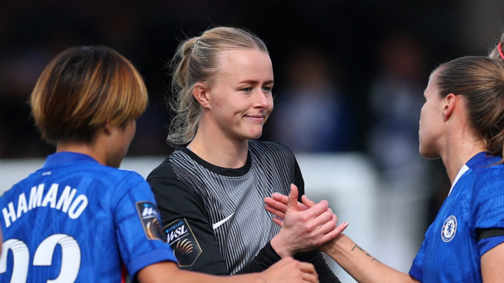 Hannah Hampton, portera del Chelsea e Inglaterra. - Andrew Boyers, Reuters.
