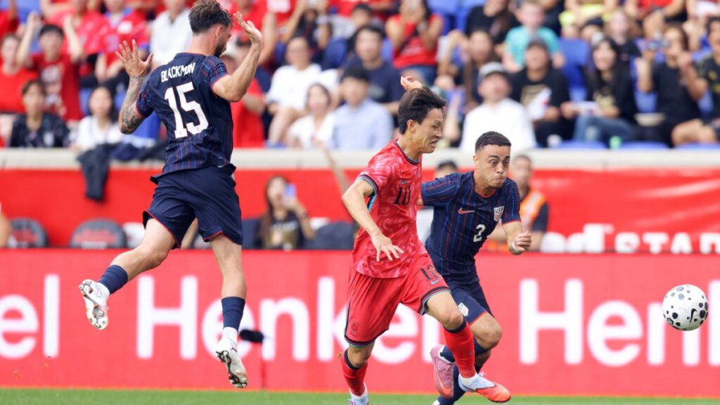 Jae-Sung Lee en partido contra Estados Unidos
