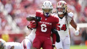 Impactante lesión de tobillo de James Conner en el Cardinals-49ers