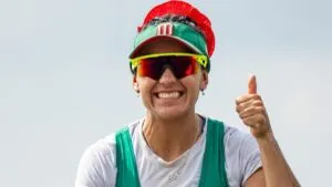 Kenia Lechuga gana bronce en Mundial de Remo Shanghái 2025