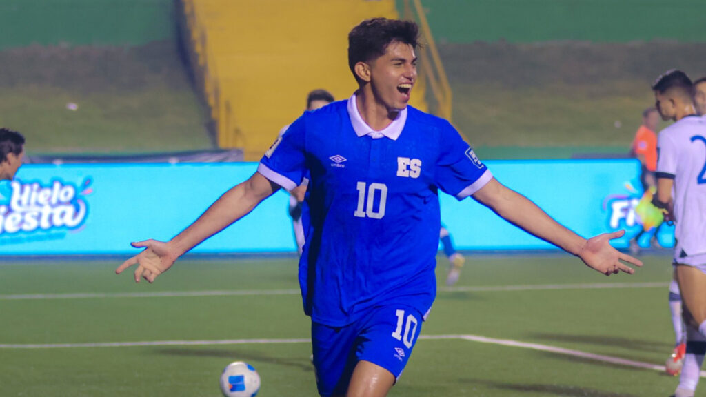 Osorio anotó el gol salvadoreño. (La Selecta)