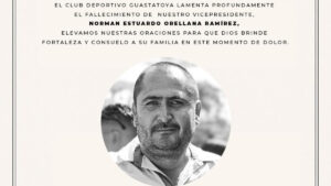 Dolor en el fútbol de Guatemala por el asesinato del vicepresidente de Guastatoya