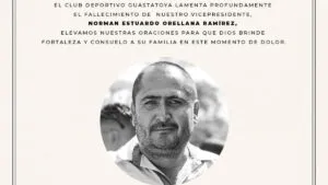 Dolor en el fútbol de Guatemala por el asesinato del vicepresidente de Guastatoya