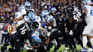 Lions da un golpe de autoridad y se devora a los Ravens en el MNF