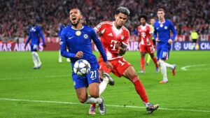 Discreto debut de Luis Díaz con el Bayern Munich en Champions League