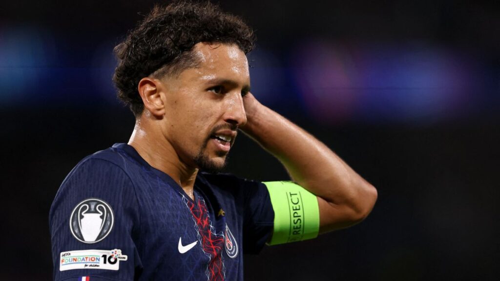 Marquinhos, lesionado, no jugará ante el Barcelona