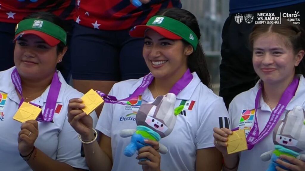 México primera medalla de oro en la historia de un Campeonato Mundial de Tiro con Arco