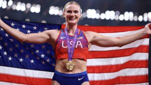 Katie Moon consigue tricampeonato mundial de salto con pértiga en Tokyo 2025
