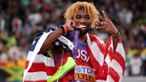 ¡Noah Lyles extiende su reinado! Gana su cuarto título mundial consecutivo en los 200 metros