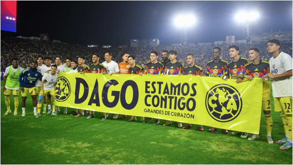 Pancarta de aliento a Dagoberto Espinoza. Imago 7