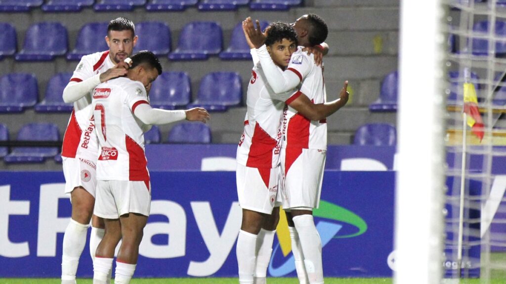 La postal del festejo de América en Pasto. Vizzor