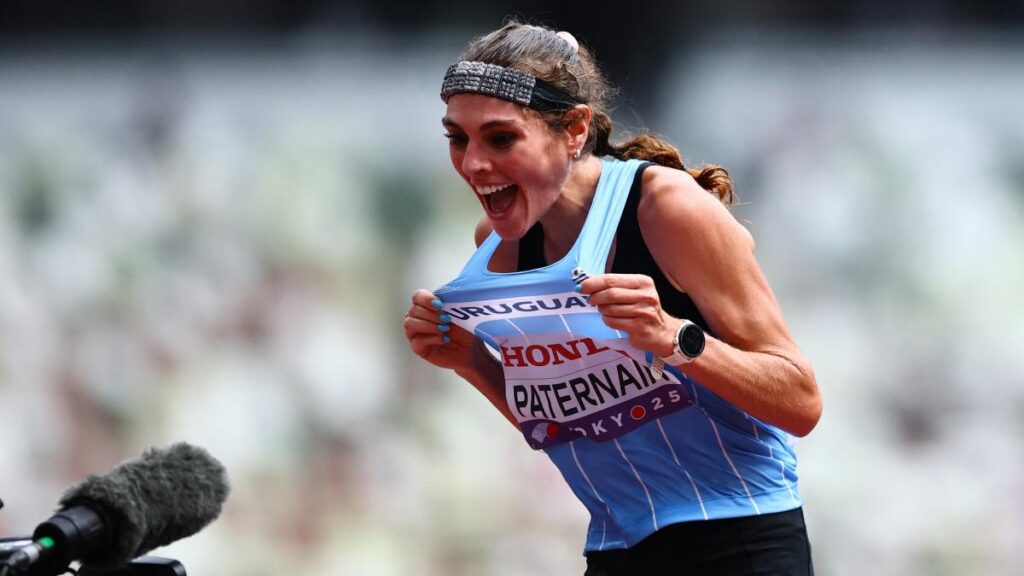 Julia Paternain, orgullosa de representar a Uruguay