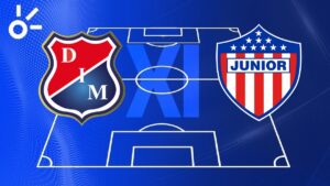 Posibles formaciones del Independiente Medellín vs Junior por la Liga BetPlay 2025-II