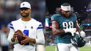 Jalen Carter le pide disculpas a Dak Prescott tras polémico cruce en el Eagles vs Cowboys