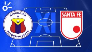 Posibles alineaciones del Deportivo Pasto vs Santa Fe por la Liga BetPlay 2025-II
