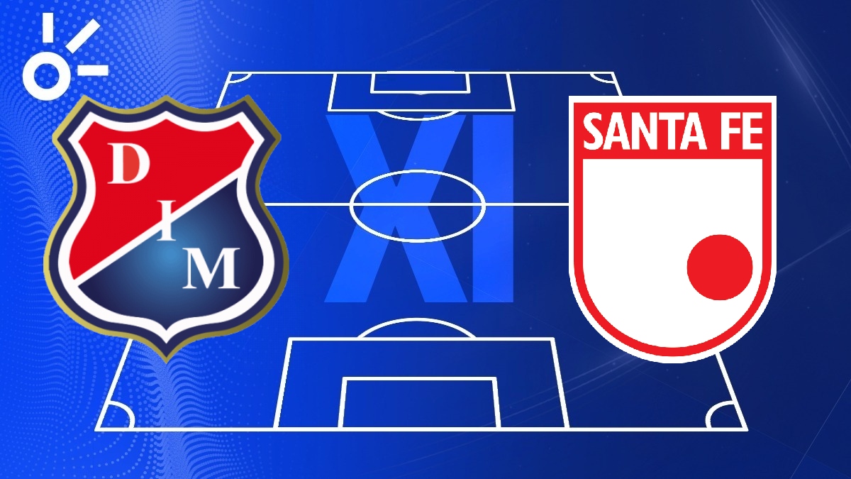 Alineaciones confirmadas del Independiente Medellín vs Santa Fe por ...