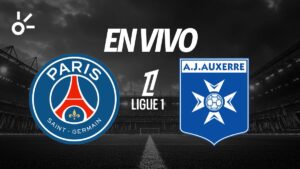 PSG vs Auxerre en vivo el partido de Ligue 1 2025: resultado y goles de la jornada 6