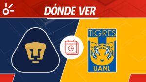 Pumas vs Tigres en vivo: horario, dónde ver y alineaciones de la jornada 9, Liga MX 2025
