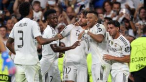 Mbappé llega a 50 goles con el Real Madrid en la victoria sobre el Marsella