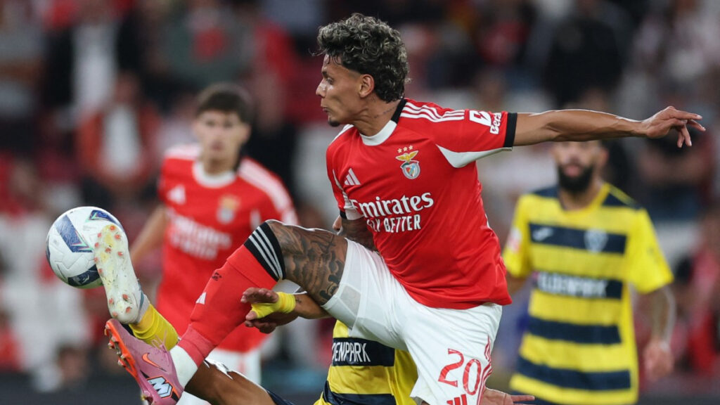 Ríchard Ríos, en competencia con Benfica– Patricia de Melo Moreira, AFP.