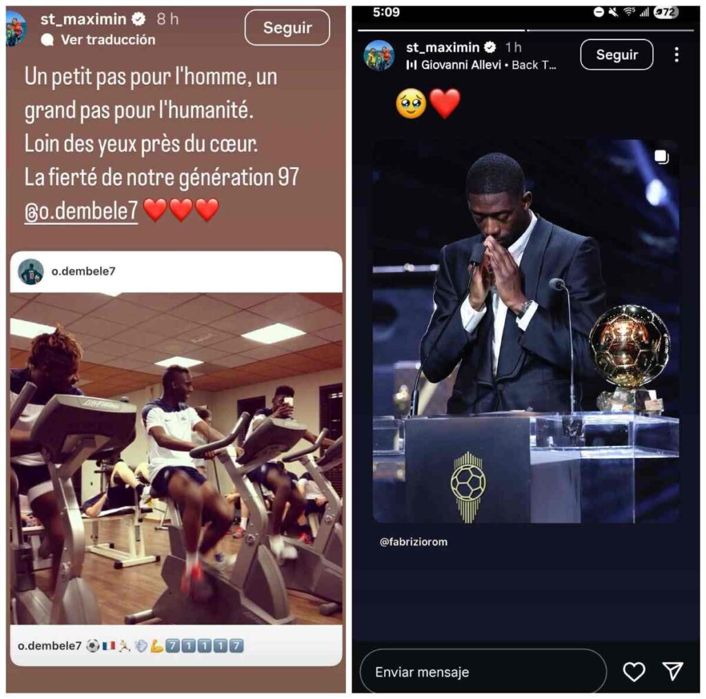 Las historias de Saint Maximin por el Balón de Oro de Dembélé