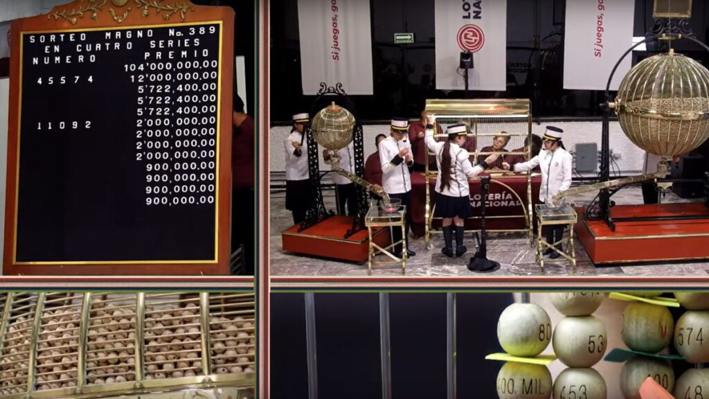 Sorteo Magno 389. Foto print youtube: @LN__Tradicionales