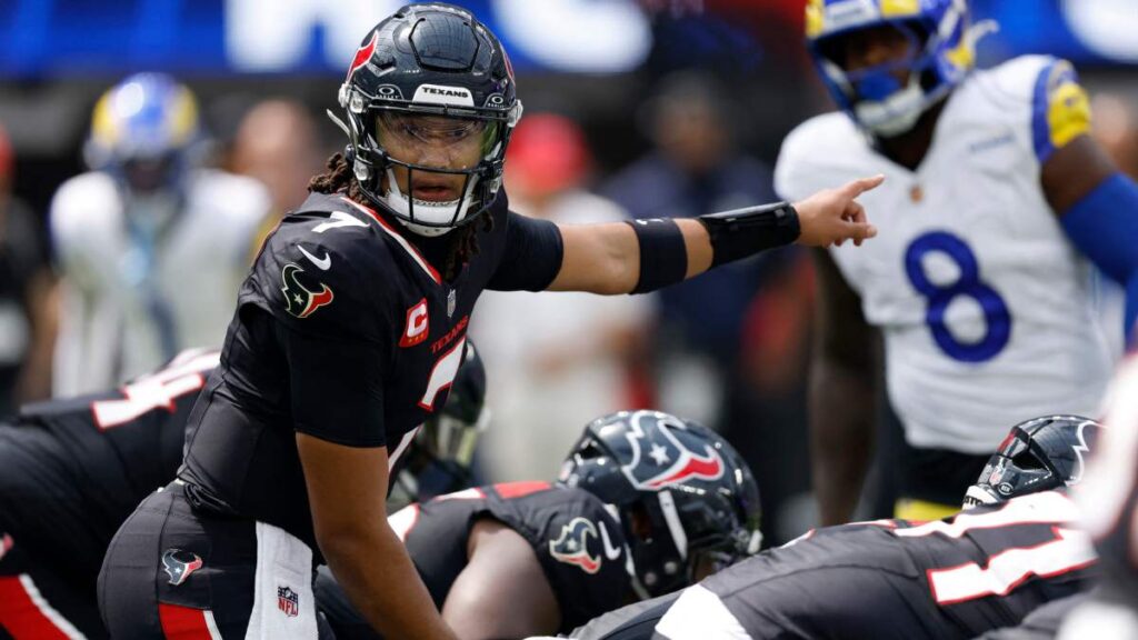 C.J. Stroud Texans vs Rams NFL 2025