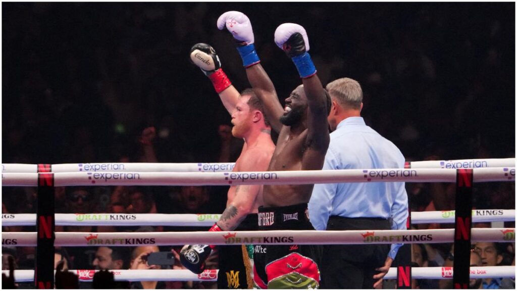 Terence Crawford acaba con Canelo Álvarez | Reuters; Joe Camporeale-Imagn Images
