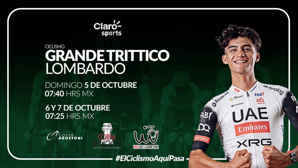 Isaac del Toro, ciclismo en vivo por Claro Sports