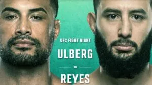 UFC Australia en vivo: cartelera, horarios y dónde ver Uberg vs Reyes y todas las peleas