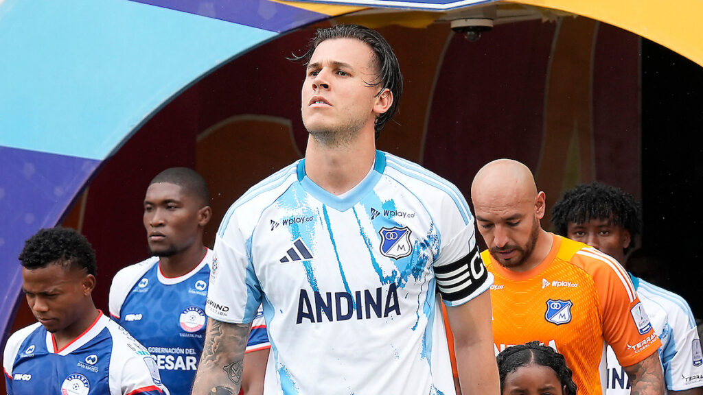 Juan Pablo Vargas, defensor de Millonarios. - Vizzor Image.