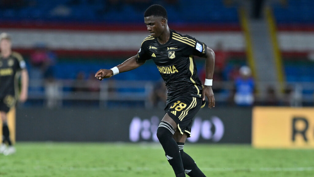 Neyser Villarreal, en un partido con Millonarios. - Vizzor Image.