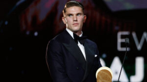 Viktor Gyökeres, amo y dueño del trofeo Gerd Müller masculino