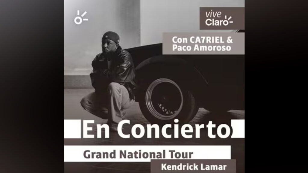 Kendrick Lamar, en concierto. - Claro.